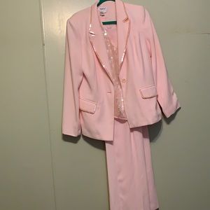 Pink Pant Suit
